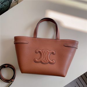 Mini Cabas Anais Cuir Triomphe 118613 Tan-4.jpg