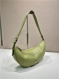 Prada Demi-Lune Large Leather Shoulder Bag 1BC255 Pistachio-4.jpg