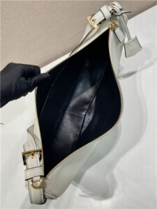 Prada Demi-Lune Large Leather Shoulder Bag 1BC255 White-10.jpg