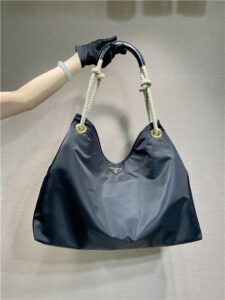 Prada Mariner Large Re-Nylon Shoulder Bag 1BC244 Black-1.jpg