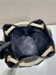 Prada Mariner Re-Nylon Small Bucket Bag 1BE082 Black-9.jpg