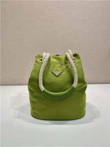 Prada Mariner Re-Nylon Small Bucket Bag 1BE082 Ivy Green-3.jpg