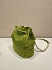 Prada Mariner Re-Nylon Small Bucket Bag 1BE082 Ivy Green-4.jpg