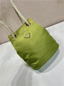 Prada Mariner Re-Nylon Small Bucket Bag 1BE082 Ivy Green-5.jpg