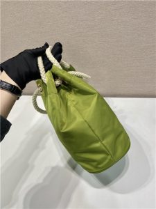 Prada Mariner Re-Nylon Small Bucket Bag 1BE082 Ivy Green-6.jpg
