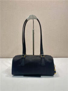 Re-Nylon Medium Top-handle Bag 1BB127 Black-5.jpg