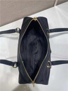 Re-Nylon Medium Top-handle Bag 1BB127 Black-8.jpg