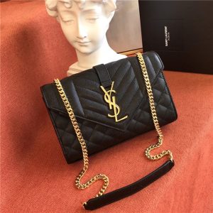 Small Envelope Flap Bag 60019 BlackGold-1.jpg