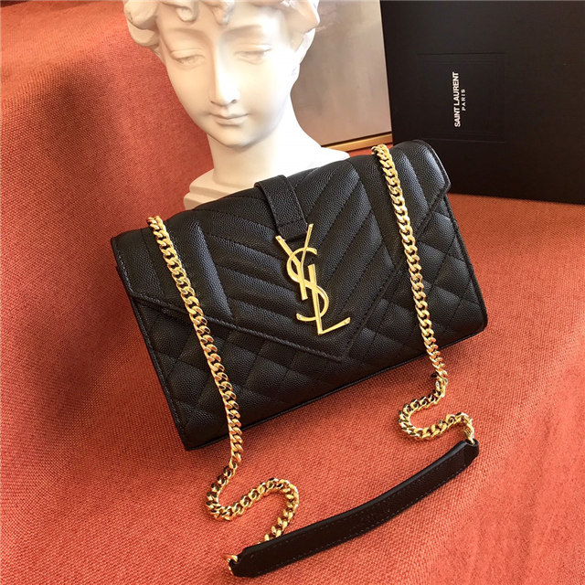 Small Envelope Flap Bag 60019 BlackGold-1.jpg