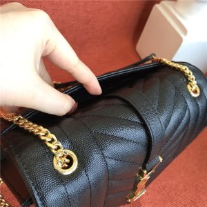 Small Envelope Flap Bag 60019 BlackGold-4.jpg
