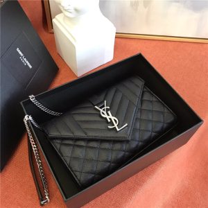 Small Envelope Flap Bag 60019 BlackSilver-2.jpg