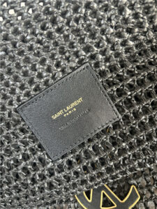 YSL Icare Maxi Shopping Bag 772191 Black Raffia-6.jpg
