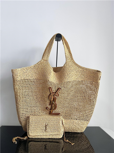 YSL Icare Maxi Shopping Bag 772191 Natural Raffia-1.jpg