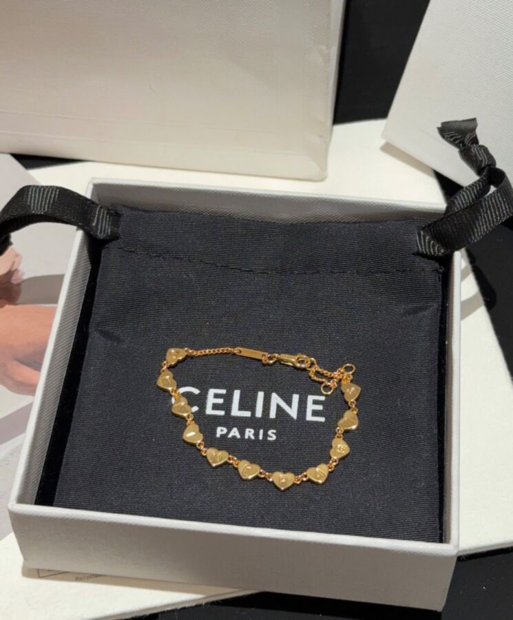 Celine Womens Bracelet In Brass With Gold Finish Golden-2.jpg