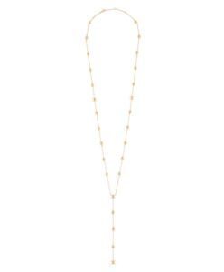 Celine Womens Triomphe Folk Beads Sautoir In Brass With Gold Finish Golden-1.jpg