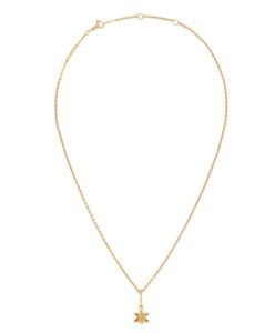Celine Womens Triomphe Solitaire Necklace In Brass With Gold Finish Golden-1.jpg
