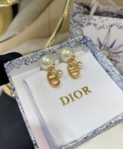 Dior Womens CD Navy Earrings Golden-5.jpg