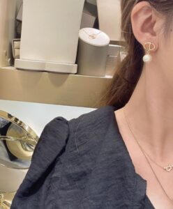 Dior Womens CD Navy Earrings Golden-6.jpg