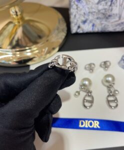 Dior Womens CD Navy Ring Silver-2.jpg