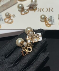 Dior Womens Dior Tribales Earrings Golden-2.jpg