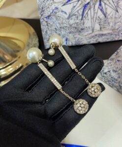 Dior Womens Dior Tribales Earrings Golden-3.jpg