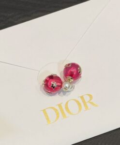 Dior Womens Dior Tribales Earrings Pink-2.jpg