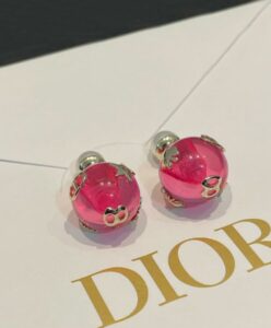 Dior Womens Dior Tribales Earrings Pink-3.jpg