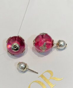 Dior Womens Dior Tribales Earrings Pink-4.jpg