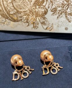 Dior Womens Dior Tribales Earrings Red-2.jpg