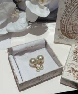 Dior Womens Dior Tribales Earrings White-3.jpg