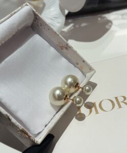 Dior Womens Dior Tribales Earrings White-4.jpg