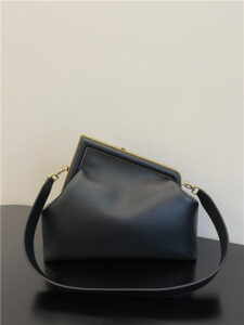 Fendi First Medium 8BP127 Black Leather-3