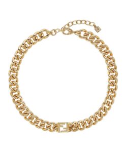 Fendi Womens Forever Fendi necklace 8AK129 Golden-1.jpg