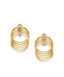 Fendi Womens OLock Earrings 8AH939 Golden-1.jpg
