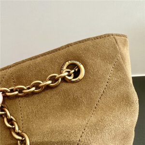 Jamie Shopping Bag 809824 Beige Suede-9