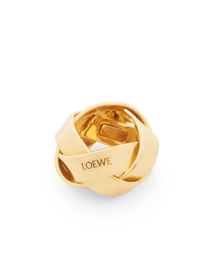 Loewe Womens Chunky Nest Ring Golden-1.jpg