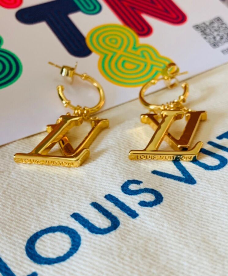 Louis Vuitton LV Optic Earrings M00612 Golden-5.jpg
