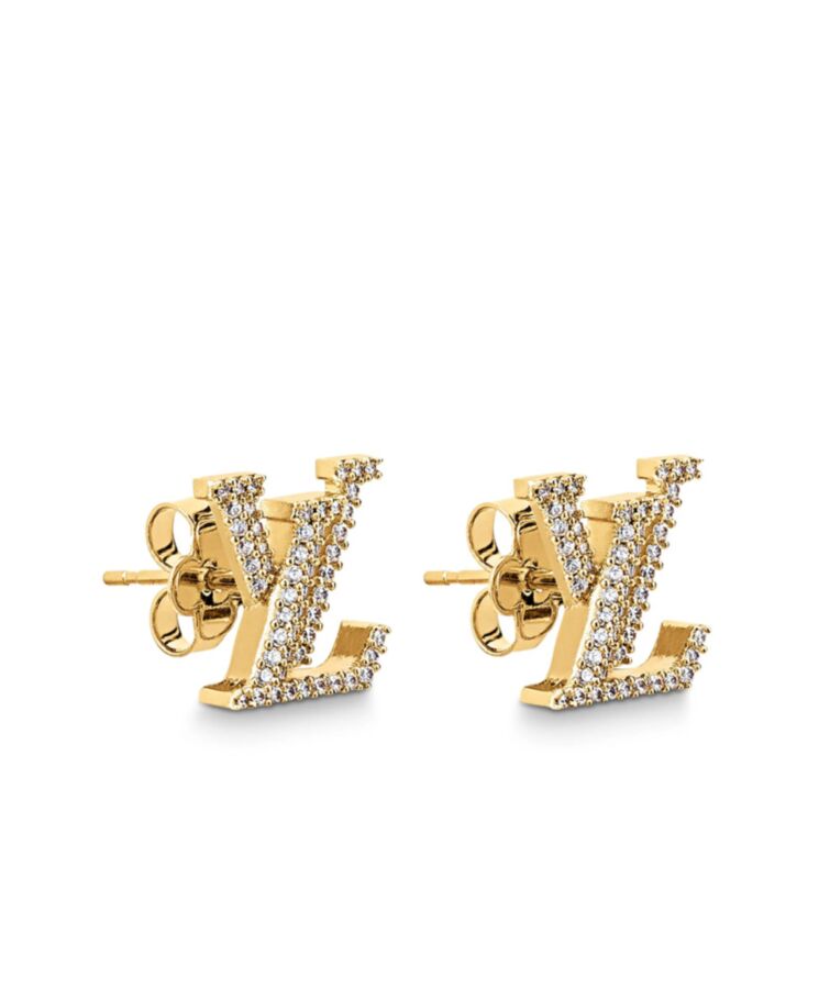 Louis Vuitton Womens LV Iconic Earrings