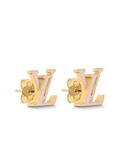 Louis Vuitton Womens LV Iconic Enamel Earrings Pink-1.jpg
