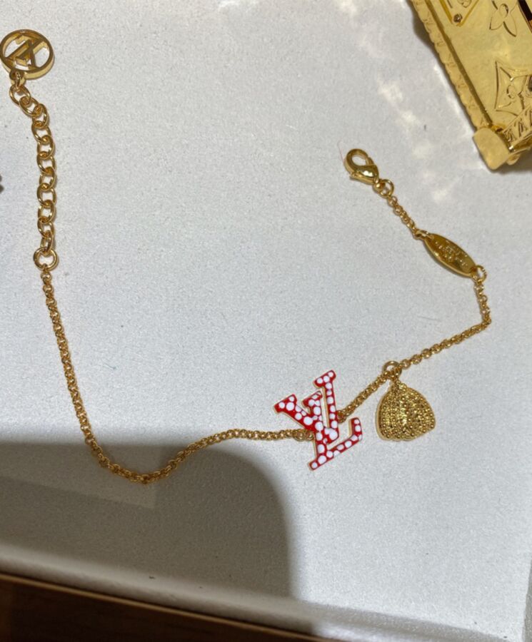 Louis Vuitton Womens LV x YK LV Iconic Infinity Dots Bracelet-2.jpg