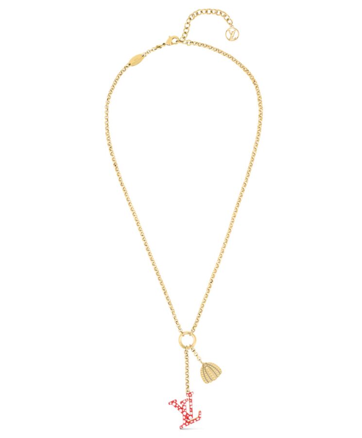 Louis Vuitton Womens LV x YK LV Iconic Infinity Dots Necklace