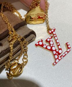 Louis Vuitton Womens LV x YK LV Iconic Infinity Dots Necklace-3.jpg