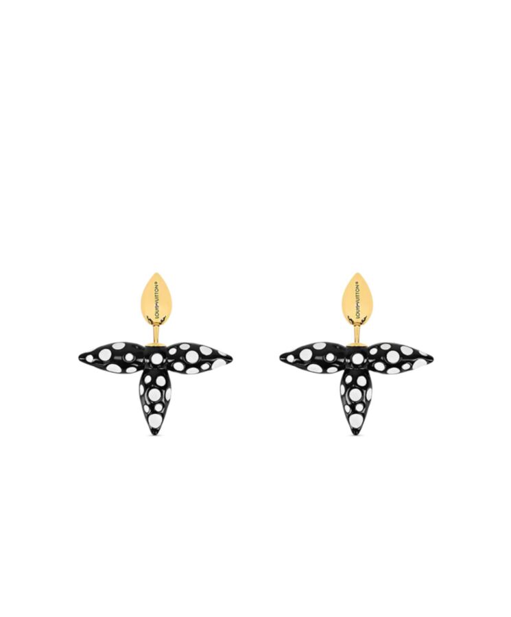 Louis Vuitton Womens LV x YK Louisette Infinity Dots Earrings