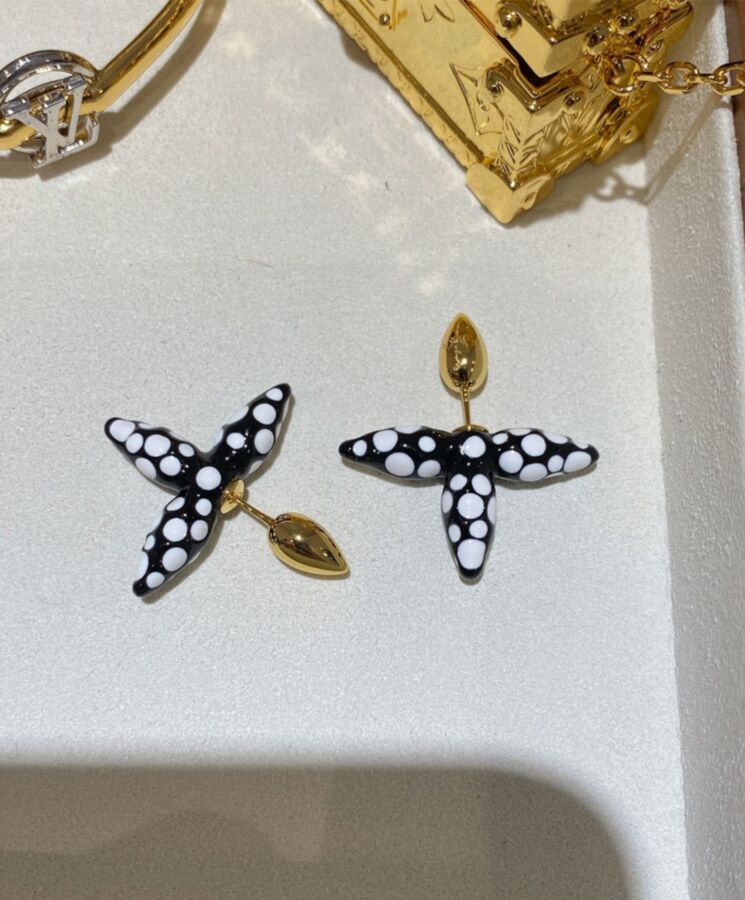 Louis Vuitton Womens LV x YK Louisette Infinity Dots Earrings-2.jpg