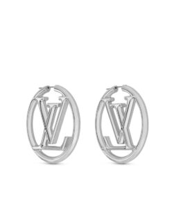 Louis Vuitton Womens Louise Hoop GM Earrings-1.jpg