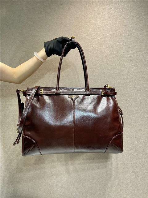 Prada Bonnie Extra Large 1BA439 Dark Brown-1.jpg