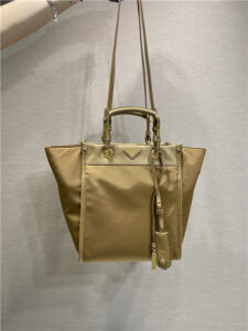 Re-Nylon Medium Tote Bag 1BG578 Brandy-10.jpg