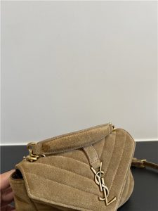 College Mini Chain Bag 779430 Beige Sude-7.jpg