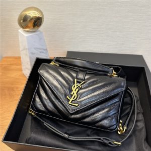 College Mini Chain Bag 779430 Black-1.jpg