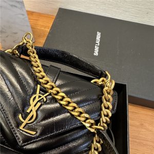 College Mini Chain Bag 779430 Black-7.jpg